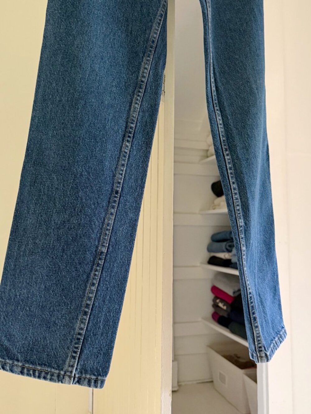 Levi's 505 Vintage '95 Regular Fit Straight Leg Jeans Size 9 MED - Picture 9 of 11